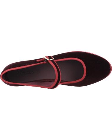 FLABELUS BORIS VELVET BORDEAUX WINE BALLET FLATS VINO