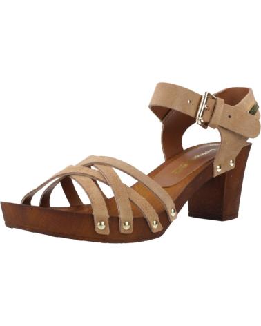 SANDALES À TALON LES TROPEZIENNES TOOPAYA BEIGE TAUPE TAUPE