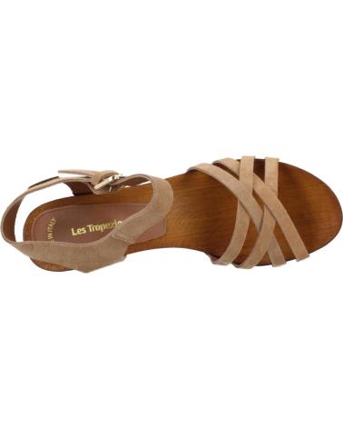 SANDALES À TALON LES TROPEZIENNES TOOPAYA BEIGE TAUPE TAUPE