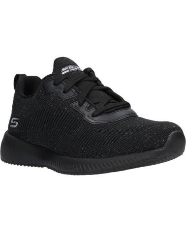 Woman and Man and girl and boy Trainers SKECHERS - BOBS SQUAD - TOTAL GLAM 32502 ZAPATILLAS CORDONE  BKSL
