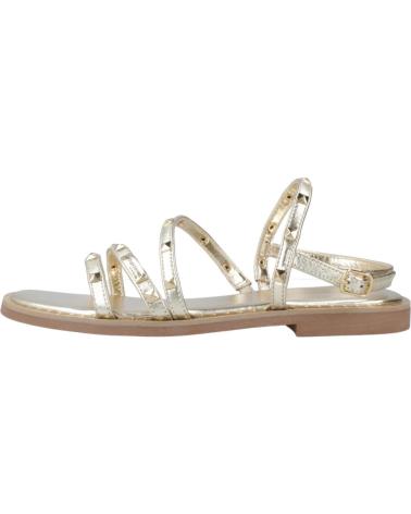 FLACHE SANDALEN LES TROPEZIENNES CABEL GOLD MIT NIETEN OR
