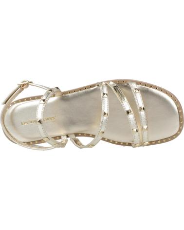 SANDÁLIAS RASAS LES TROPEZIENNES CABEL OURO COM TACHAS OR