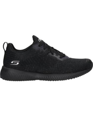 Woman and girl and boy Trainers SKECHERS - BOBS SQUAD - TOTAL GLAM 32502 ZAPATILLAS CORDONE  BKSL