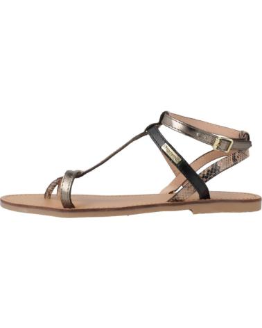 SANDALI PIATTI LES TROPEZIENNES HILADEN CON STAMPA SERPENTE MULTICOLORE SRPNTMLT