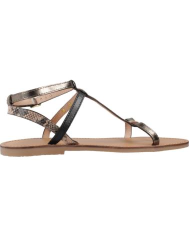 FLACHE SANDALEN LES TROPEZIENNES HILADEN MIT MEHRFARBIGEM SCHLANGENMUSTER SRPNTMLT