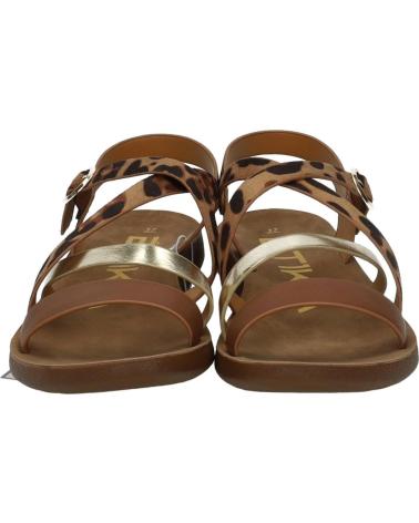 SANDALI ETIKA 10129 CON STAMPA LEOPARDATA LEOPARDO