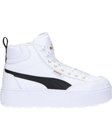 Woman and girl Mid boots PUMA 385857 KARMEN MID  03 WHITE-BLACK
