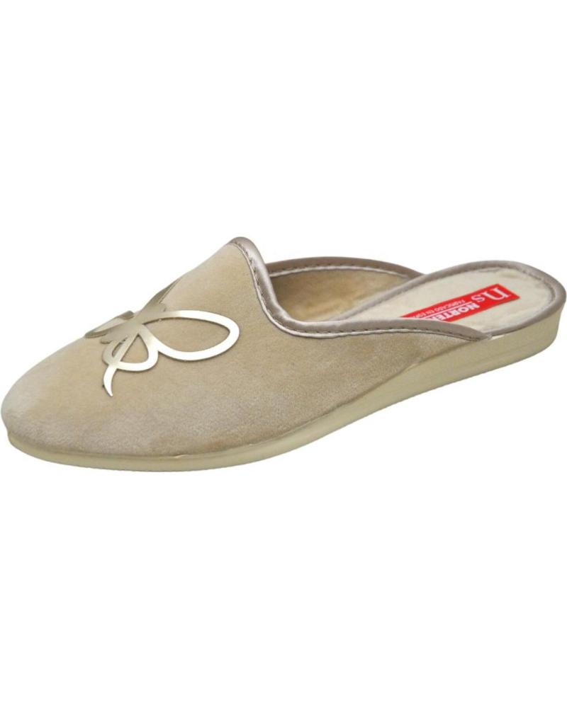 Woman House slipers NORTEÑAS NORTENAS - ZAPATILLA CASA MUJER INVIERNO SLIPPERS PANTUF BEIG