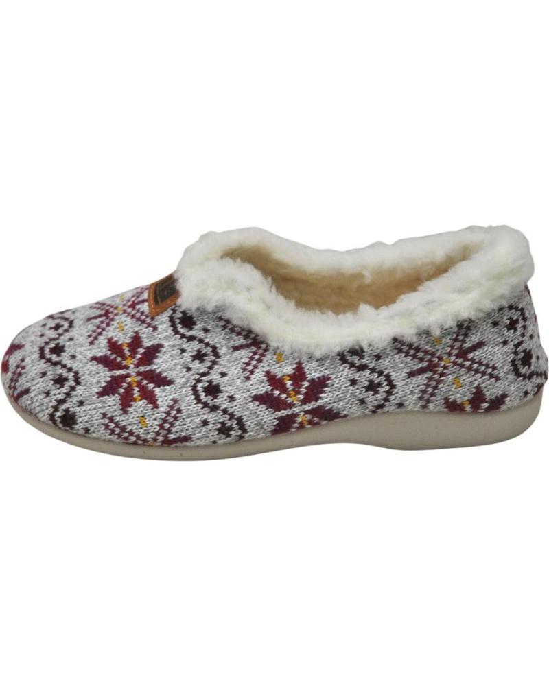 Pantufas NORTEÑAS  de Mulher 36-325  BURDEOS