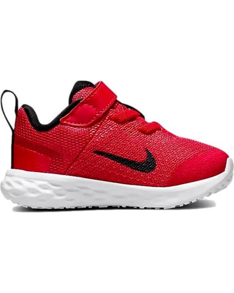 Zapatos de Niña y Niño NIKE ZAPATILLAS REVOLUTION 6 PARA NINOS UNISEX EN COLOR ROJO ROJO