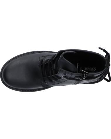 Botas GEOX  de Mujer y Niña J9420G 054AJ CASEY  C0531 BLACK-PLATINUM