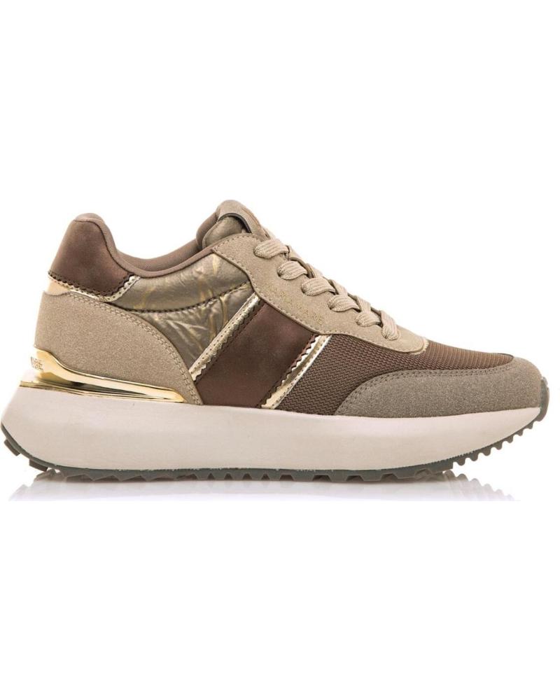 TÊNIS CASUAIS MARIA MARE 63661 CINZAS COM DETALHES METALIZADOS GRIS