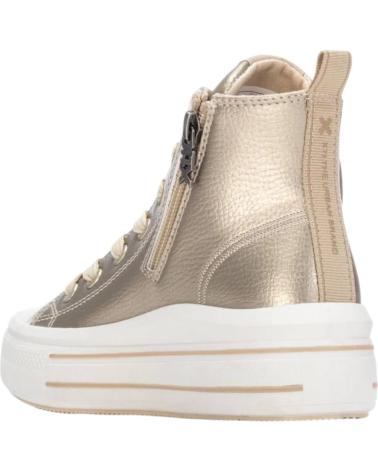 BOTTINE HAUTE XTI 151297 DORÉE MÉTALLISÉE À LACETS GOLD