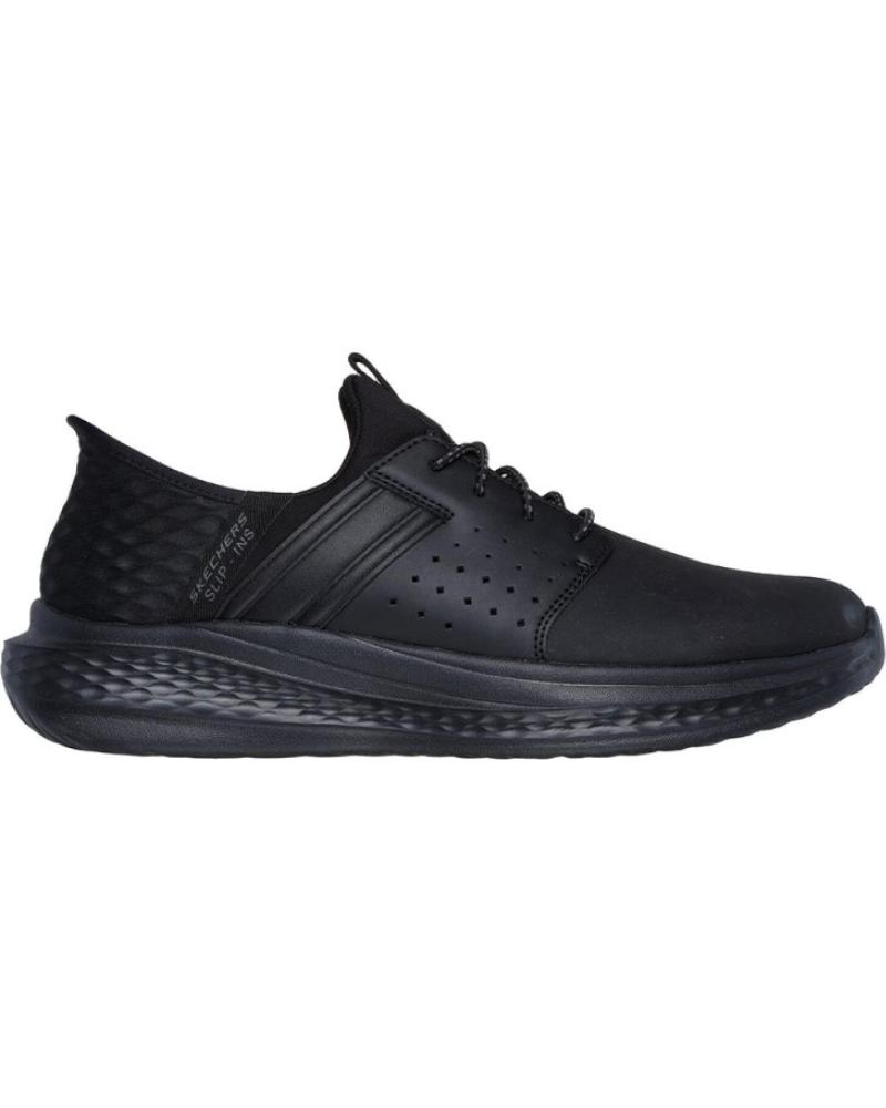 SKECHERS DELSON 3.0-EZRA TÊNIS MASCULINO PRETO NEGRO