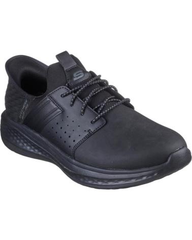 SKECHERS DELSON 3.0-EZRA TÊNIS MASCULINO PRETO NEGRO