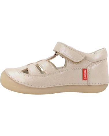 KICKERS SUSHY BEIGE 133ROSE SANDALS 133ROSE