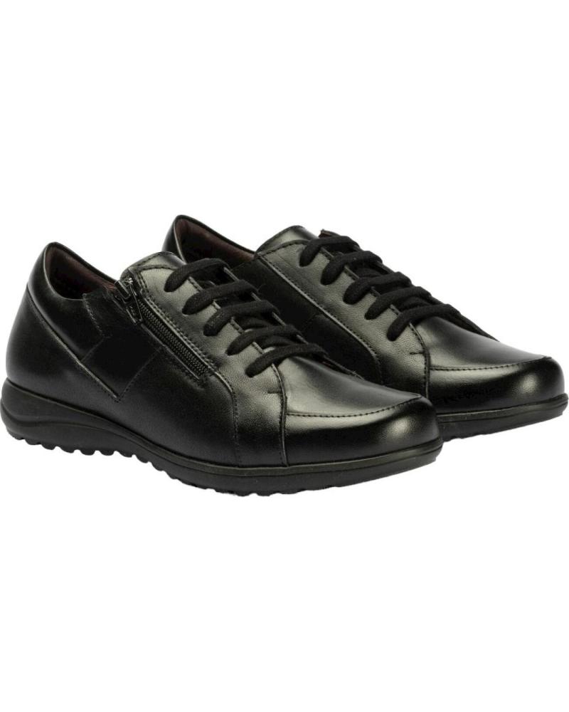 Zapatillas Deporte De Mujer PITILLOS ZAPATOS SPORT PIEL CONFORT NEGRO