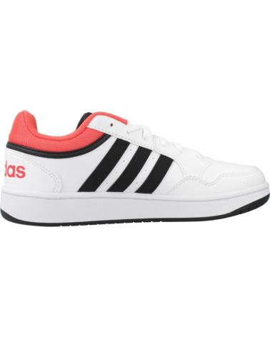 TÊNIS ADIDAS HOOPS 3.0 K GZ9673 BRANCO BLANCO