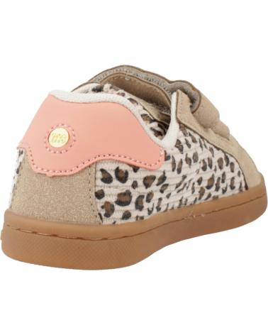 GIOSEPPO ISLINGTON 76988 CANVAS BARFUSSSCHUHE LEOPARD BEIGE CAMEL MIT KLETTVERSCHLUSS LPRD