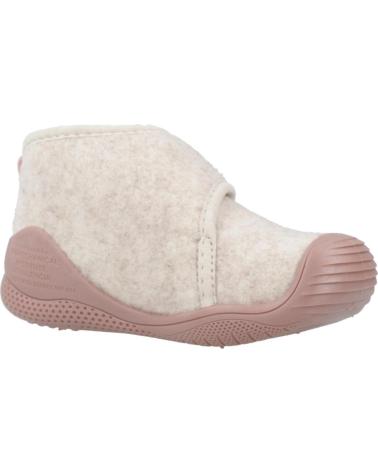 BIOMECANICS CHAUSSONS BEIGE 251140 AVEC FERMETURE ADHÉRENTE BEIGE