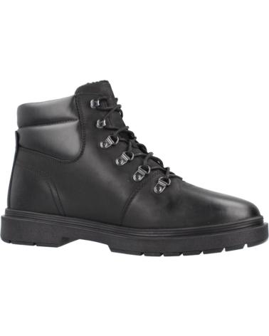 GEOX U CALAÍTA C9999 BLACK ANKLE BOOTS C9999