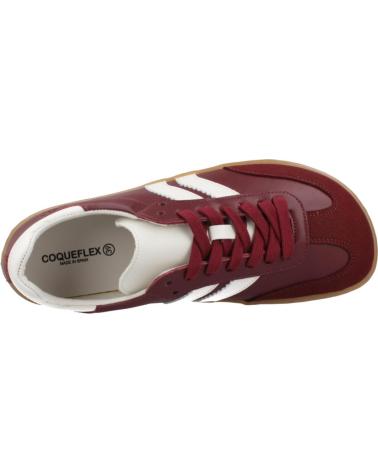 COQUEFLEX 4415CO BURGUNDY SNEAKERS WITH WHITE STRIPES CUNA