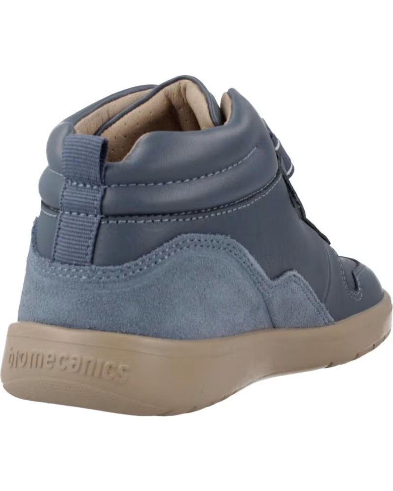Stivaletti Barefoot Per Ragazzo Biomecanics 251243 Bioevolution Wider - Colore Blu Navy, Suola Flessibile, Chiusura Autoaderente | Per Piedi In Crescita, Comodi E Leggeri