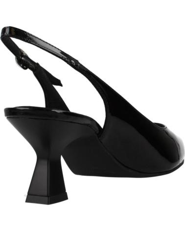 DIBIA ZAPATO SALÓN DESTALONADO TACÓN ESCULTURAL MODELO 14100D NEGRO