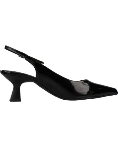 DIBIA ZAPATO SALÓN DESTALONADO TACÓN ESCULTURAL MODELO 14100D NEGRO