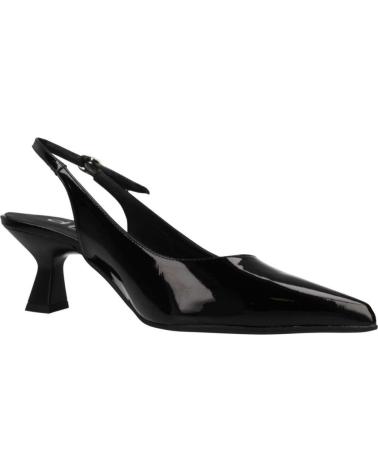 DIBIA ZAPATO SALÓN DESTALONADO TACÓN ESCULTURAL MODELO 14100D NEGRO