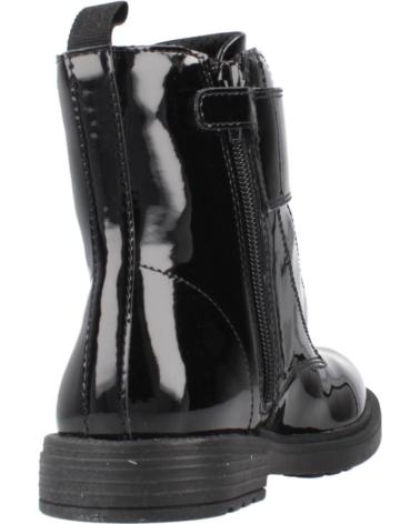 GEOX ECLAIR GIRL C9999 PATENT BLACK BOOTS FOR GIRLS C9999
