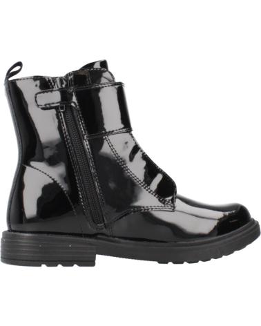 GEOX ECLAIR GIRL C9999 PATENT BLACK BOOTS FOR GIRLS C9999