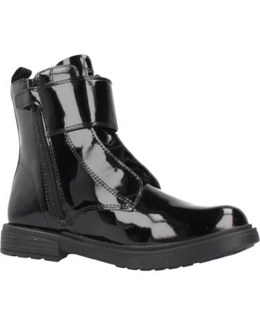 GEOX ECLAIR GIRL C9999 PATENT BLACK BOOTS FOR GIRLS C9999
