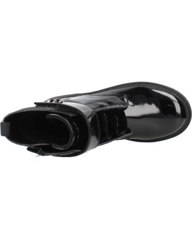 GEOX ECLAIR GIRL C9999 PATENT BLACK BOOTS FOR GIRLS C9999