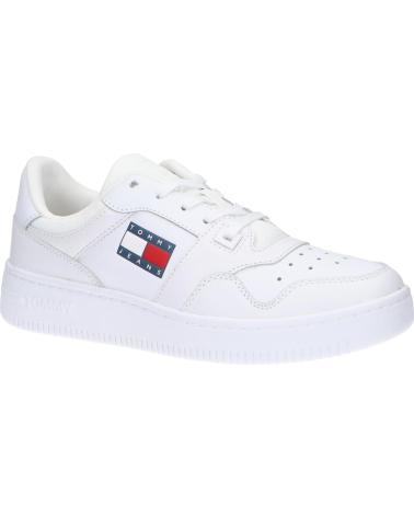 Esportes  de Mulher TOMMY HILFIGER EN0EN01723 RETRO BASKET WMN ESS YBR WHITE