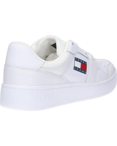 Esportes  de Mulher TOMMY HILFIGER EN0EN01723 RETRO BASKET WMN ESS YBR WHITE