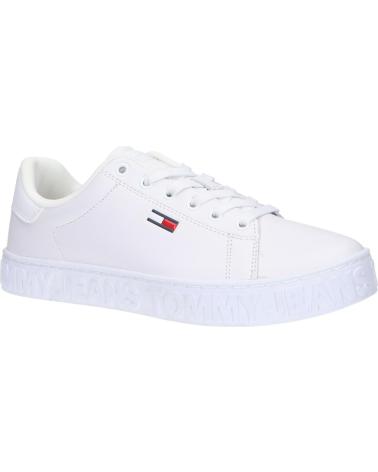 Sportschuhe für Damen TOMMY HILFIGER EN0EN02042 JEANS SNEAKER YBR WHITE