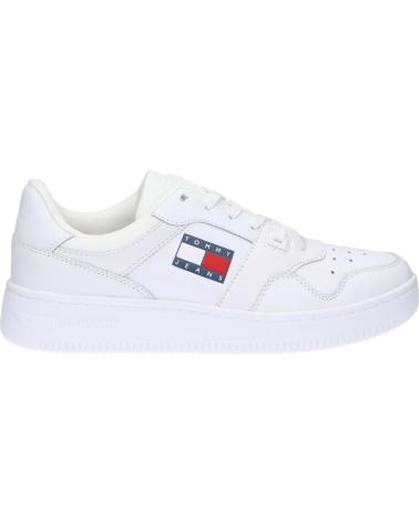 Esportes  de Mulher TOMMY HILFIGER EN0EN01723 RETRO BASKET WMN ESS YBR WHITE
