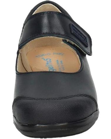 ANGELITOS RIEMCHENSCHUHE AUS VERSTÄRKTEM LEDER MODELL 463 MARINEBLAU AZUL