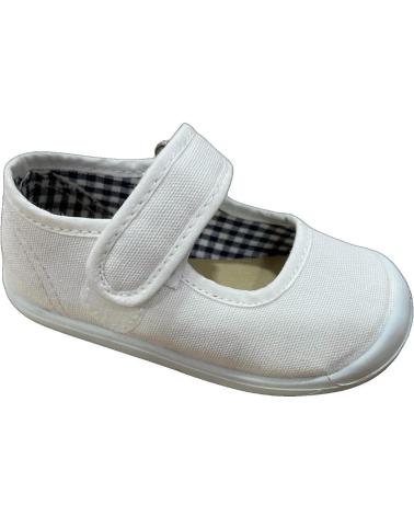 MERCEDITAS EL CABALLITO VULPEQUES 303 DE LONA RESPETUOSA BLANCA BLANCO