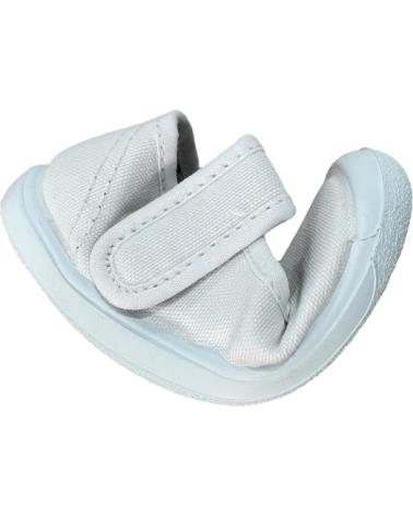 SCARPINE PRIMI PASSI EL CABALLITO VULPEQUES 303 IN TELA ECOLOGICA BIANCA BLANCO