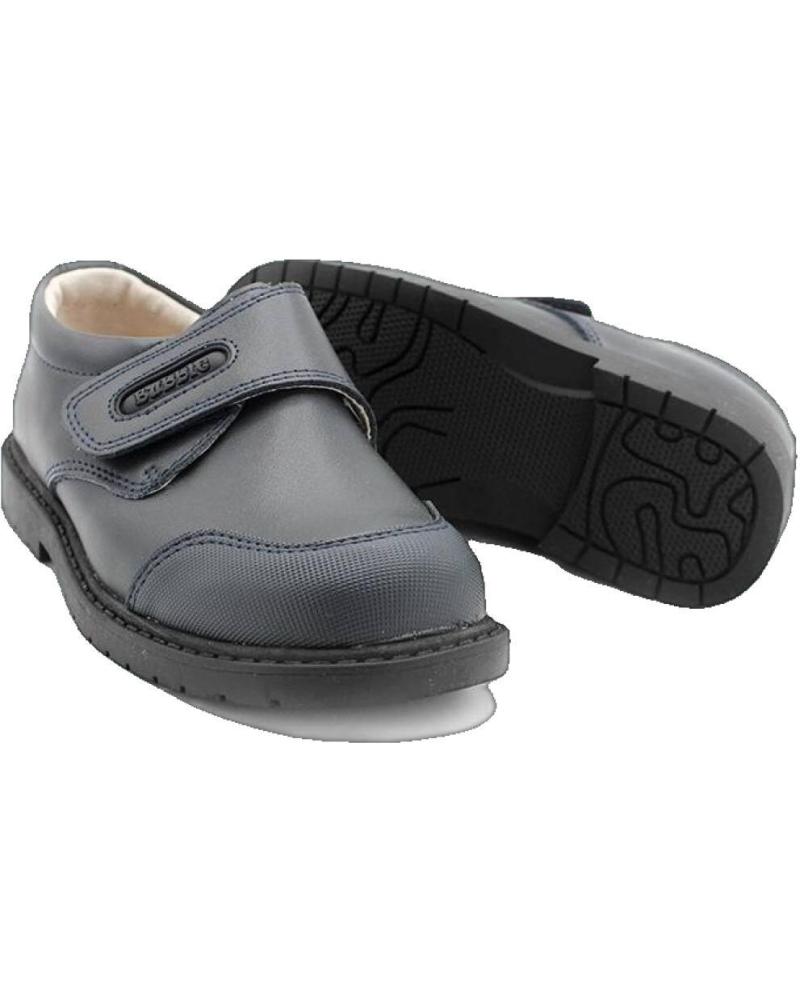 SAPATO ESCOLAR BUBBLE BOBBLE A2091 PRETO COM FECHO DE VELCRO NEGRO