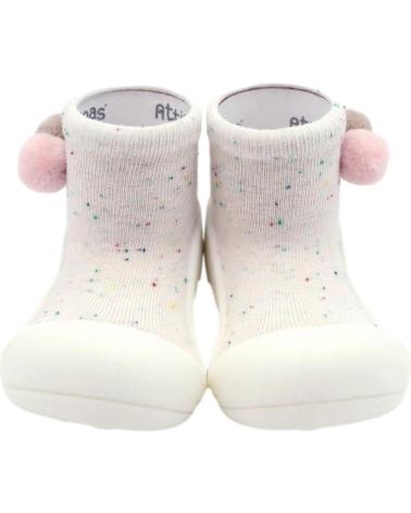 ZAPATILLAS PRIMEROS PASOS ATTIPAS SHOOTING STAR CREAM BLANCAS BLANCO