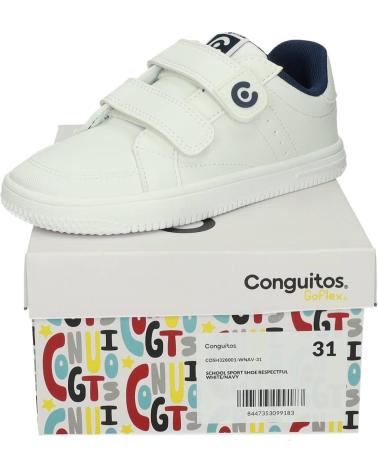 SCARPE DA GINNASTICA CONGUITOS COSH328001 BIANCHE BLANCO