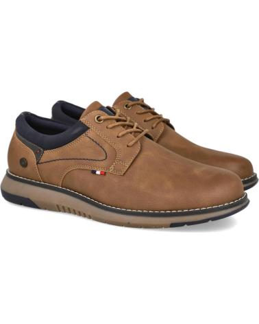 REFRESH 172229 CAMEL LACE-UP SHOES FOR MEN CAMEL