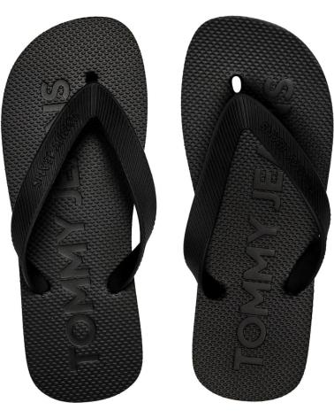TOMMY JEANS CHANCLAS MUJER LOGO EN0EN02447 NEGRO