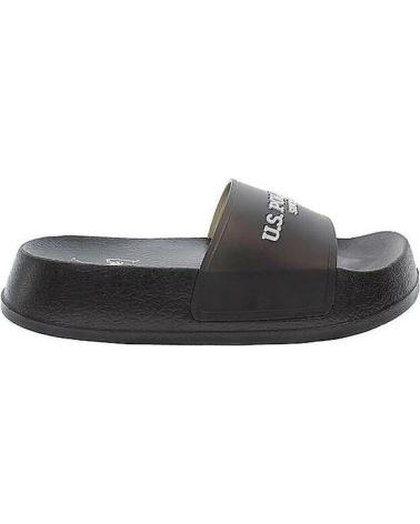U.S. POLO ASSN. CLASSIC BLACK SLIDES NEGRO