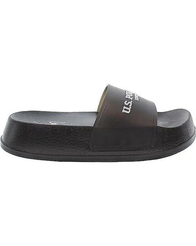 U.S. POLO ASSN. CLASSIC BLACK SLIDES NEGRO