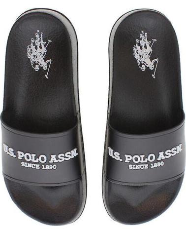U.S. POLO ASSN. CLASSIC BLACK SLIDES NEGRO