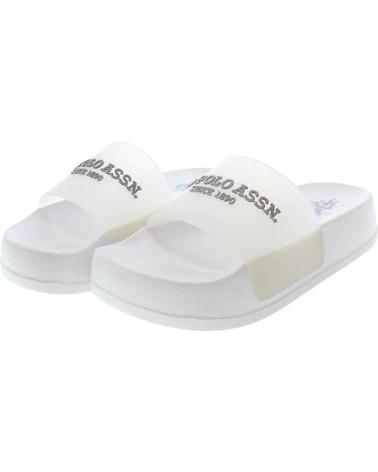 U.S. POLO ASSN. CHANCLAS MUJER U S POLO ASSN BLANCO
